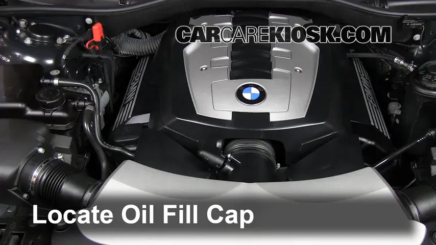 2007 BMW 750Li 4.8L V8 Oil Add Oil